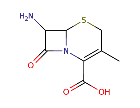 Molecular Structure of 26395-99-3 (7-Aminodesacetoxycephalosporanic acid)