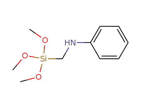 Molecular Structure of 77855-73-3 (Anilino-methyl-trimethoxysilane)
