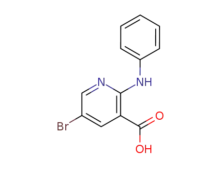 5-Bromo-2-phenylamino-nicotinic acid