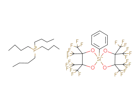 bis-(1,1,1,4,4,4-hexafluoro-2,3-bis-trifluoromethyl-butane-2,3-diolato(2-)-O,O')-phenyl-silicate(1-); tetrabutylphosphonium salt