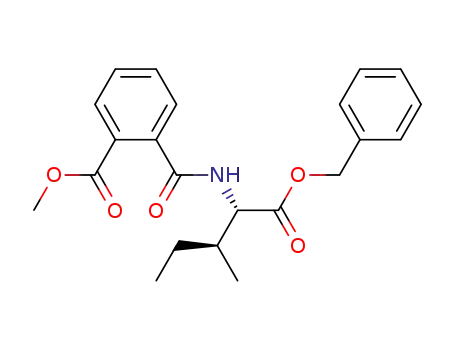 benzyl (2S,3S)-N-<2-(methoxycarbonyl)-benzoyl>-2-amino-3-methyl-pentanoate