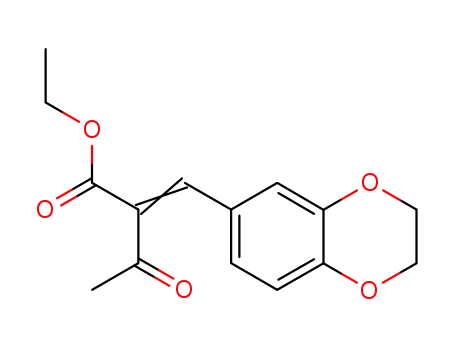 α-acetyl-(2,3-dihydro-1,4-benzodioxin-6-yl)propenoic acid ethyl ester