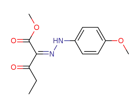 methyl 2-(p-methoxyphenylhydrazone)-3-oxopentanoate