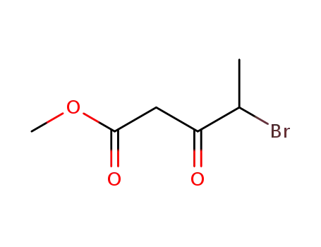 Molecular Structure of 105983-77-5 (Methyl 4-bromo-3-oxopentanoate)