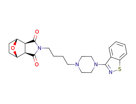 (1R,2S,6R,7S)-4-[4-(4-Benzo[d]isothiazol-3-yl-piperazin-1-yl)-butyl]-10-oxa-4-aza-tricyclo[5.2.1.02,6]decane-3,5-dione