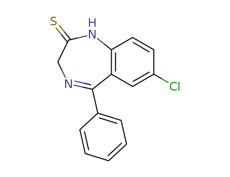7-Chloro-1,3-dihydro-5-phenyl-2H-1,4-benzodiazepine-2-thione; Benzp-dinitride-thio-ketone
