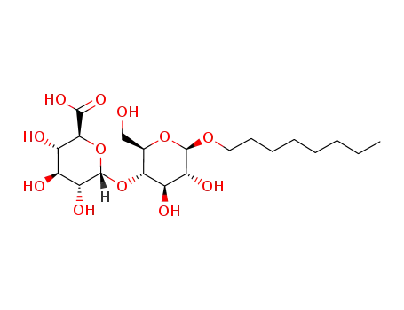 (2S,3S,4S,5R,6S)-6-((2R,3S,4R,5R,6R)-4,5-Dihydroxy-2-hydroxymethyl-6-octyloxy-tetrahydro-pyran-3-yloxy)-3,4,5-trihydroxy-tetrahydro-pyran-2-carboxylic acid