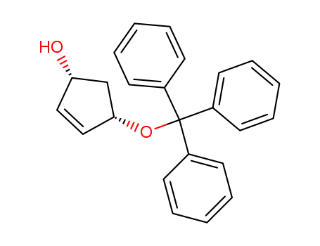 cis-4-(trityloxy)cyclopent-2-enol
