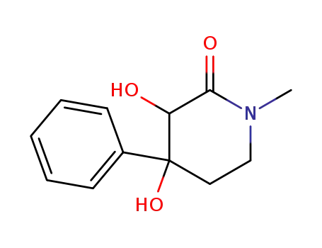 3,4-dihydroxy-1-methyl-2-oxo-4-phenylpiperidine