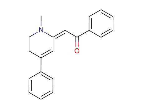 2-benzoylmethylene-1,2,5,6-tetrahydro-1-methyl-4-phenylpyridine