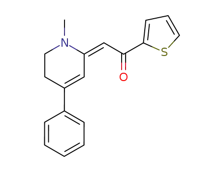 2-[1-Methyl-4-phenyl-5,6-dihydro-1H-pyridin-(2E)-ylidene]-1-thiophen-2-yl-ethanone