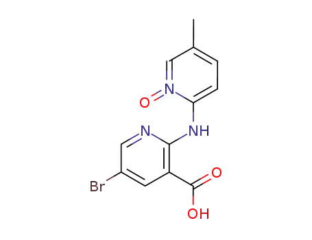 5-Bromo-2-(5-methyl-1-oxy-pyridin-2-ylamino)-nicotinic acid