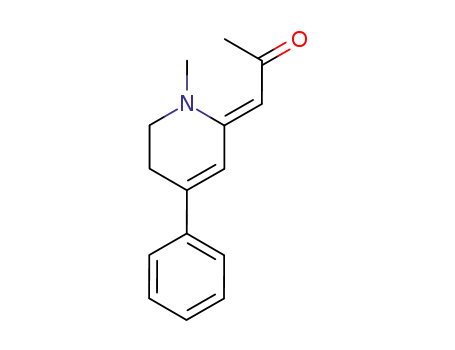 (Z)-2-acetylmethylene-1,2,5,6-tetrahydro-1-methyl-4-phenylpyridine