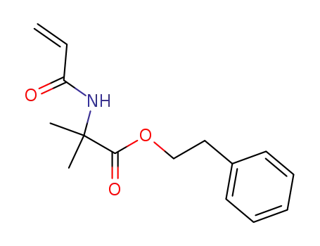 2-Acryloylamino-2-methyl-propionic acid phenethyl ester