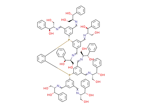 (+)-1,2-bis[bis[3',5'-bis(N-methyliden-(1S,2S)-2-amino-1-phenypropane-1,3-diol)phenyl]phosphanyl]benzene