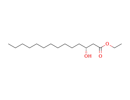 Molecular Structure of 151763-75-6 (ETHYL (R)-3-HYDROXY-TETRADECANOATE)