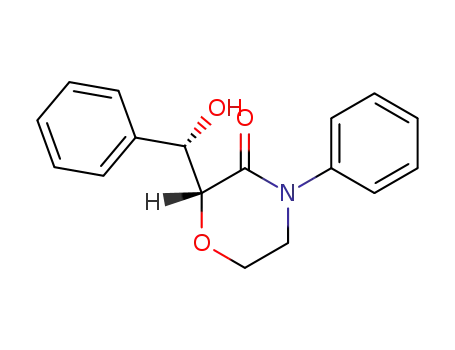 syn-2-(1-hydroxy-1-phenylmethyl)-4-phenyl-3-morpholinone