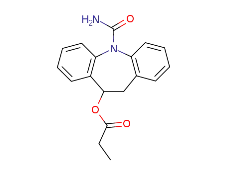 (RS)-10,11-dihydro-10-propionyloxy-5H-dibenz[b,f]azepine-5-carboxamide