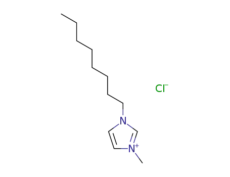 Molecular Structure of 64697-40-1 (3-METHYL-1-OCTYLIMIDAZOLIUM CHLORIDE)