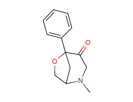 2-methyl-5-phenyl-6-oxa-2-azabicyclo[3.2.1]octan-4-one