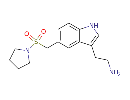 1-[[3-(2-aminoethyl)-1H-indol-5-yl]methylsulfonyl]pyrrolidine