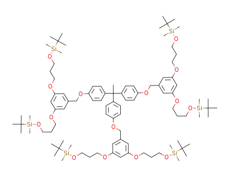 1,1,1-tris[4-(3,5-bis[3-(tert-butyldimethylsilyloxy)propyloxy]benzyloxy)phenyl]ethane
