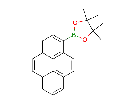 Molecular Structure of 349666-24-6 (1,3,2-DIOXABOROLANE, 4,4,5,5-TETRAMETHYL-2-(1-PYRENYL)-)