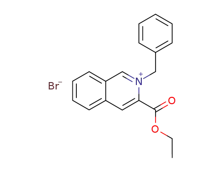 3-ethoxycarbonyl-2-phenylmethylisoquinolinium bromide