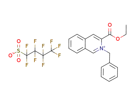 3-ethoxycarbonyl-2-benzyl isoquinolinium 1,1,2,2,3,3,4,4,4-nonafluorobutane-1-sulfonate