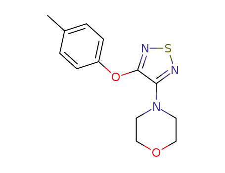 3-(4-methylphenoxy)-4-morpholino-1,2,5-thiadiazole