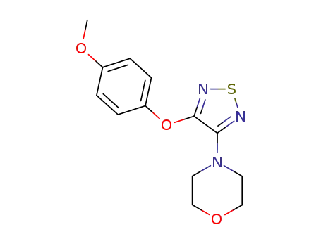 4-[4-(4-methoxy-phenoxy)-[1,2,5]thiadiazol-3-yl]-morpholine