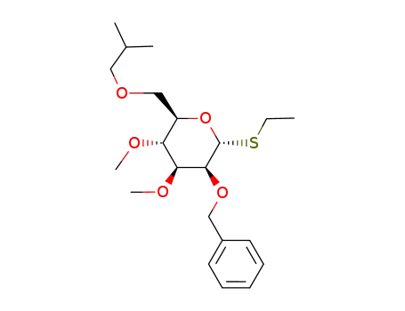 ethyl-2-O-benzyl-6-O-isobutyl-3,4-di-O-methyl-1-thio-α-D-mannopyranoside