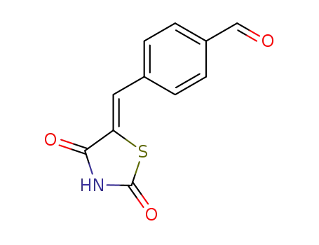 (Z)-4-((2,4-dioxo-1,3-thiazolidin-5-ylidene)methyl)benzaldehyde