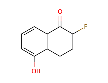 (+/-)-2-fluoro-5-hydroxy-3,4-dihydro-1(2H)-naphthalenone