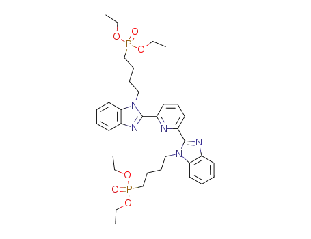 2,6-bis(1-(4-diethylphosphonyl)butylbenzimidazol-2-yl)pyridine