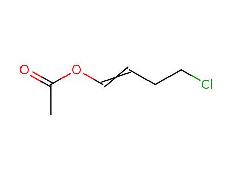 Molecular Structure of 763101-16-2 (1-Buten-1-ol, 4-chloro-, acetate)