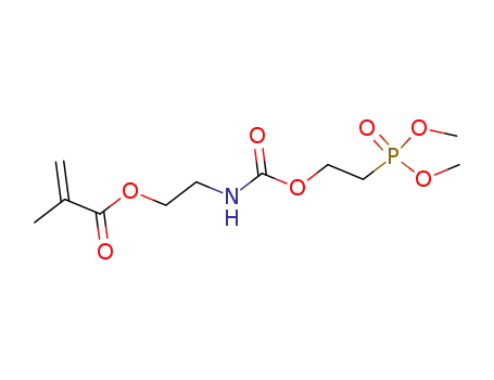 2-methyl-acrylic acid 2-[2-(dimethoxy-phosphoryl)-ethoxycarbonylamino]-ethyl ester