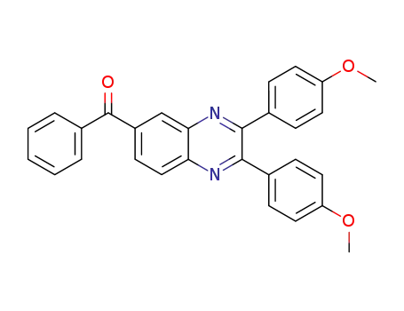 (2,3-bis(4-methoxyphenyl)quinoxalin-6-yl)(phenyl)methanone