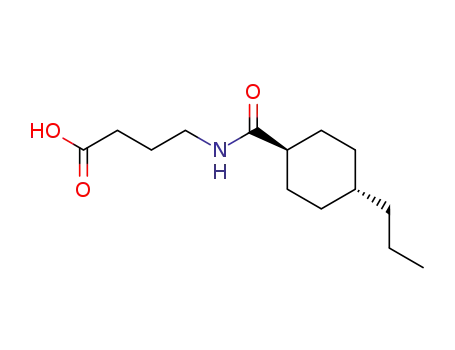 4-{[(trans-4-propylcyclohexyl)carbonyl]amino}butanoic acid