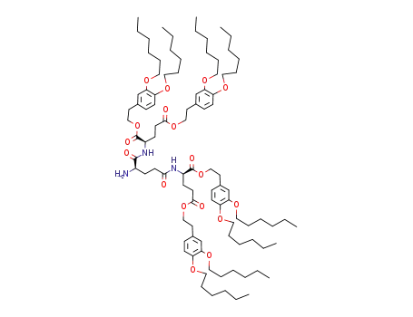 α,γ-bis(D-glutamoyl)-D-glutamic acid tetra{2-[3,4-di(hexyloxy)phenyl]ethyl} ester