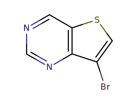 Molecular Structure of 21586-25-4 (7-bromothieno[3,2-d]pyrimidine)