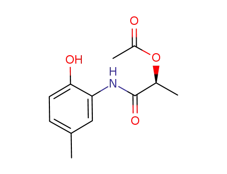 (2S)-1-(2-hydroxy-5-methylphenylamino)-1-oxopropan-2-yl acetate