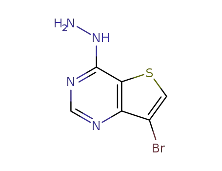7-bromo-4-hydrazino-thieno[3,2-d]pyrimidine