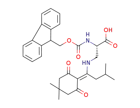(S)-2-((((9H-fluoren-9-yl)methoxy)carbonyl)-amino)-3-((1-(4,4-dimethyl-2,6-dioxocyclohexylidene)-3-methylbutyl)amino)propanoic acid