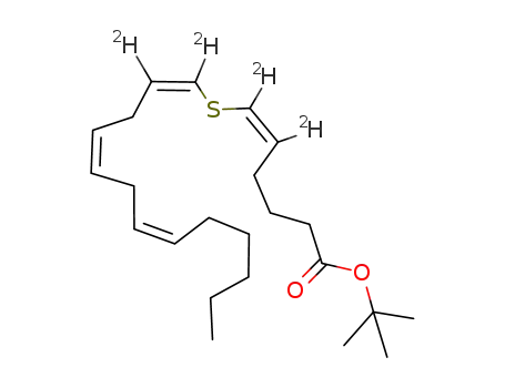 tert-butyl 7-thia(5,6,8,9-2H4)arachidonate