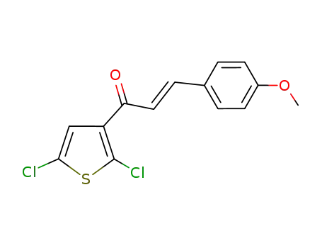 (E)-1-(2,5-dichlorothiophen-3-yl)-3-(4-methoxy)prop-2-en-1-one