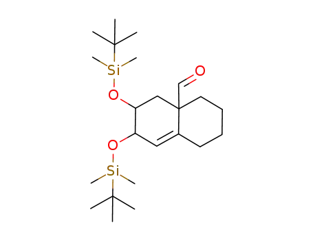 (4aR*,6R*,7R*)-6,7-bis(tert-butyldimethylsilyloxy)-1,2,3,4,4a,5,6,7-octahydronaphthalene-4a-carbaldehyde