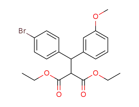 2-[(4-bromo-phenyl)-(3-methoxy-phenyl)-methyl]-malonic acid diethyl ester