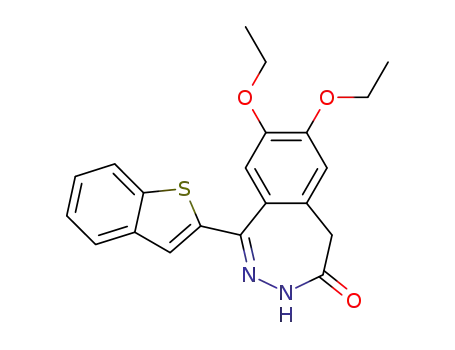 1-(2-benzo[b]thienyl)-7,8-diethoxy-3,5-dihydro-4H-2,3-benzodiazepin-4-one