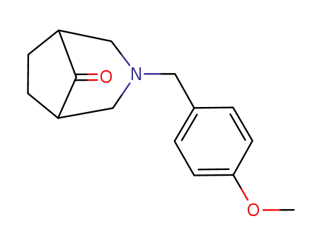 3-(4-methoxy-benzyl)-3-aza-bicyclo[3.2.1]octan-8-one
